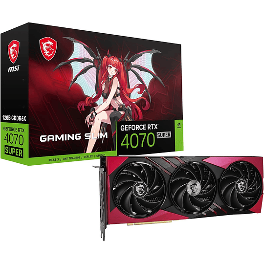 Tarjeta gráfica GeForce RTX 4070 SUPER 12G GAMING X SLIM