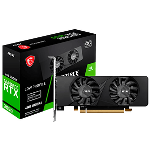 Tarjeta de Video MSI Nvidia® GeForce® RTX™ 3050 LP 6G OC, 14 Gbps, 6GB GDDR6, 96-bit, Low Profile