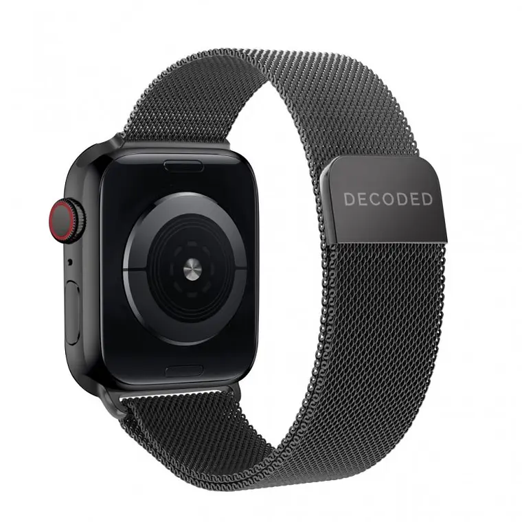 Brazalete para Apple Watch 45 Milan Tracción Magnética Decoded negra 1