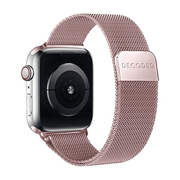 Brazalete para Apple Watch 41 Milan Tracción Magnética Decoded rosada