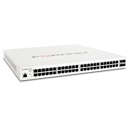 Switch 48 puertos Fortinet FortiSwitch-248E-POE (48 x GE RJ45 ports, 4 x GE SFP) 370W