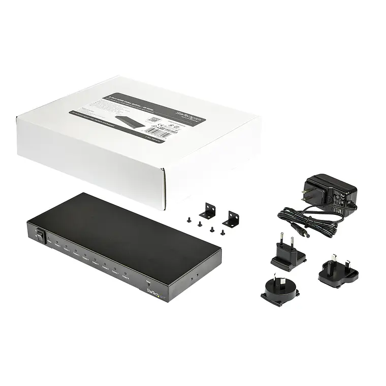 Divisor Splitter HDMI de 8 Puertos - 4K 60Hz con Audio 7.1 4