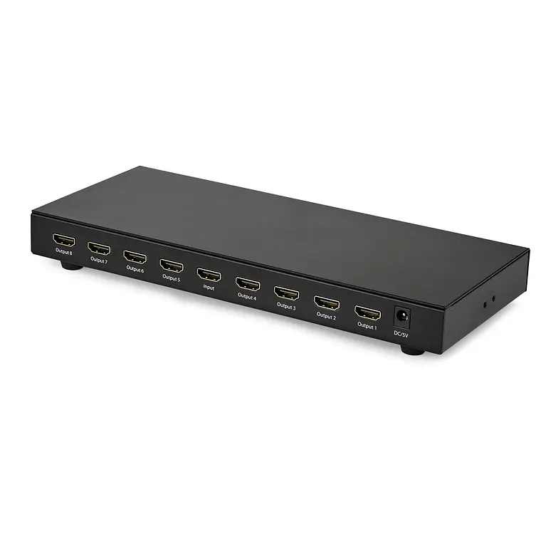 Divisor Splitter HDMI de 8 Puertos - 4K 60Hz con Audio 7.1 3
