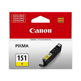 Cartucho de Tinta Canon CLI-151 color Amarillo 