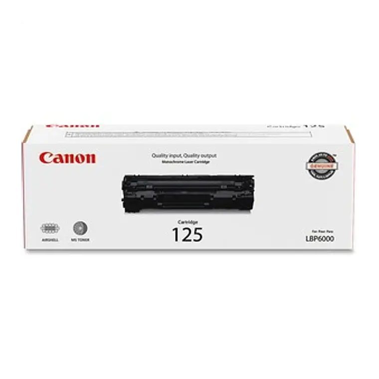 Cartucho de Toner Canon 125 color Negro 1
