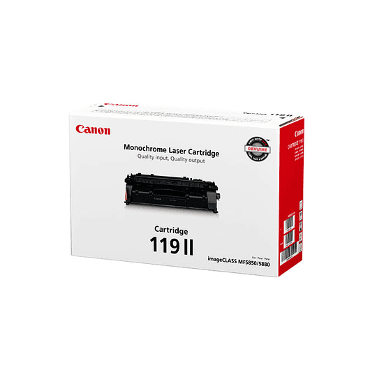Cartucho de Toner Canon 119 II Color Negro