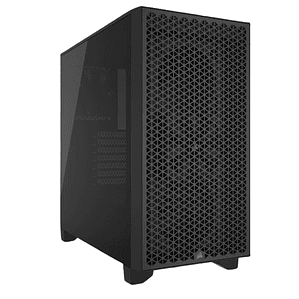 Gabinete Corsair 3000D Airflow con Ventana, Midi-Tower, ATX, USB 3.0, sin Fuente, 2 Ventiladores Instalados, Negro
