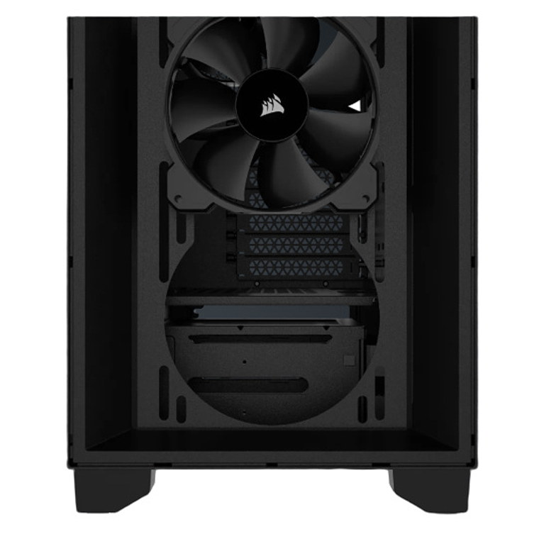 Gabinete Corsair 3000D Airflow con Ventana, Midi-Tower, ATX, USB 3.0, sin Fuente, 2 Ventiladores Instalados, Negro 3