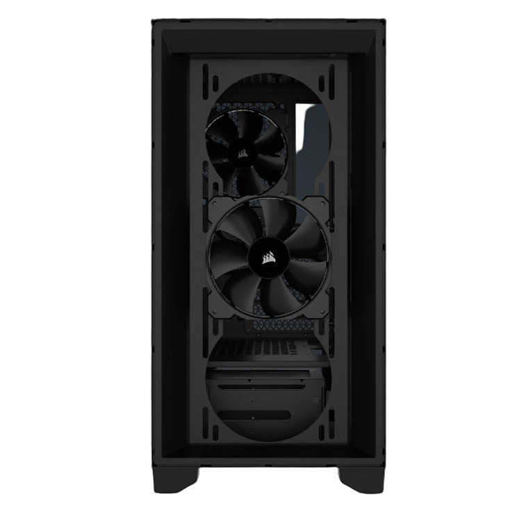 Gabinete Corsair 3000D Airflow con Ventana, Midi-Tower, ATX, USB 3.0, sin Fuente, 2 Ventiladores Instalados, Negro 2