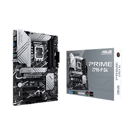 Placa Madre ASUS Prime Z790-P D4, Intel® LGA1700, 4xDIMM DDR4, DP, HDMI, 3xM.2, ATX
