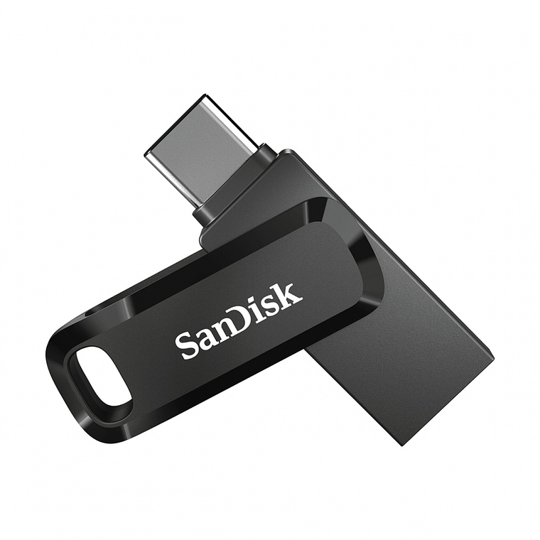 Unidad flash USB 64 GB | Sandisk Ultra Dual Drive Go (USB-C / USB 3.1, Negro) 1