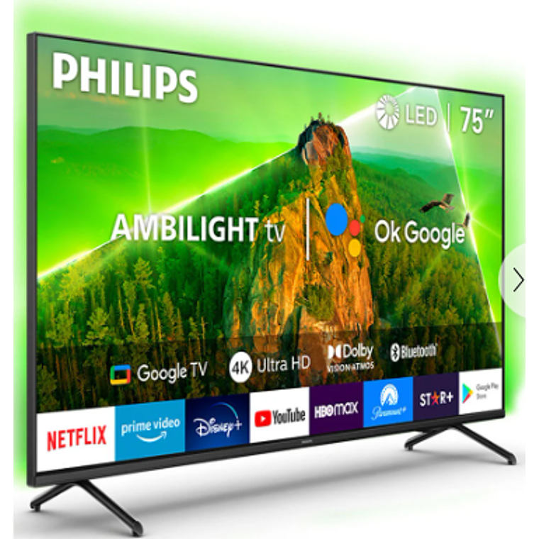 Smart TV de 75“ - Led Philips Ambilight UHD 4K - 75PUD7908  3