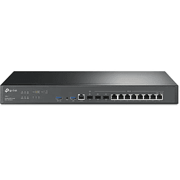 Router VPN Omada con puertos 10G TP-Link ER8411, 2x10GE SFP+, 10xWAN, VPN altamente segura