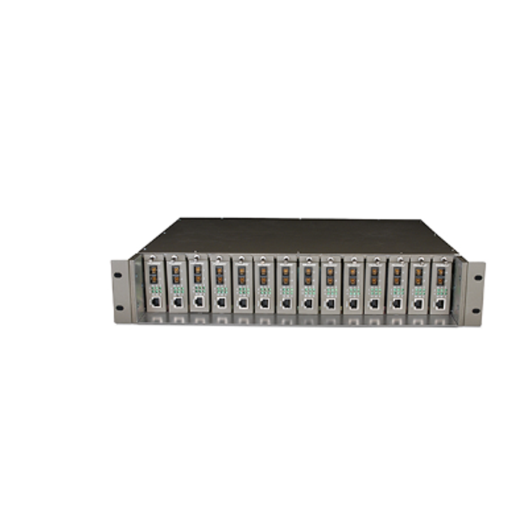 Modular para montaje en rack de 14 bahías - 2U  1