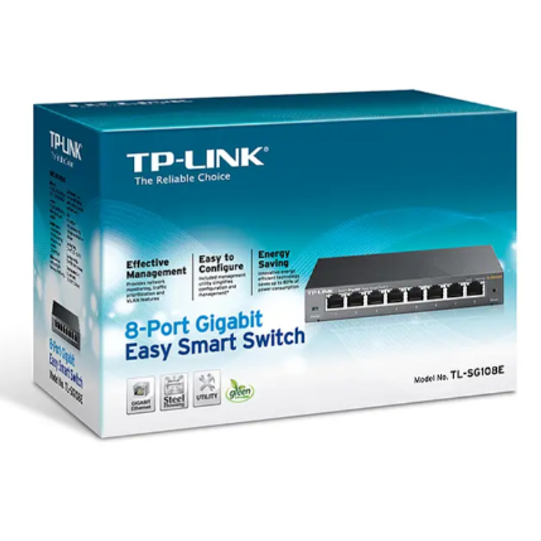 Switch Easy Smart de 8 Puertos Gigabit 1
