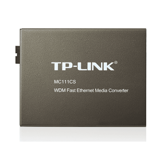 Convertidor Multimedia WDM TP-Link MC111CS, 10/100Mbps, RJ45, SC/UPC, IEEE