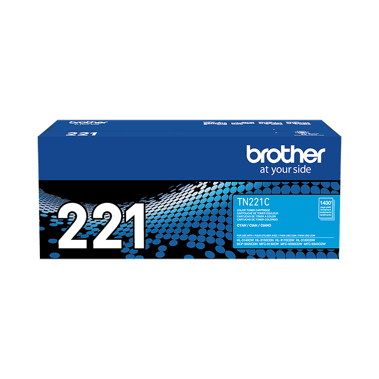 Cartucho de Toner Brother TN221C color Cian 1