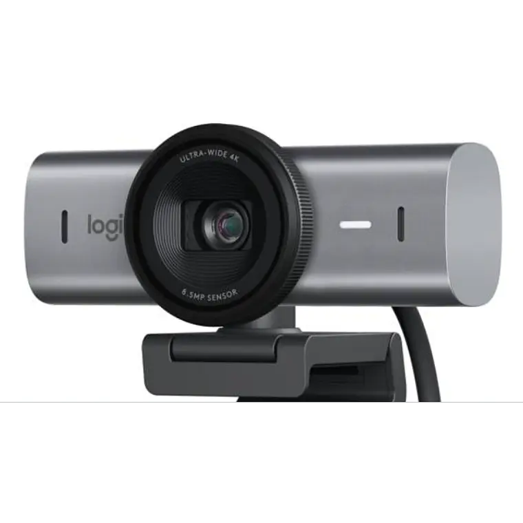 Webcam Logitech MX Brio (4K, 8.5MP, Micrófono, USB-C, Gris) 1