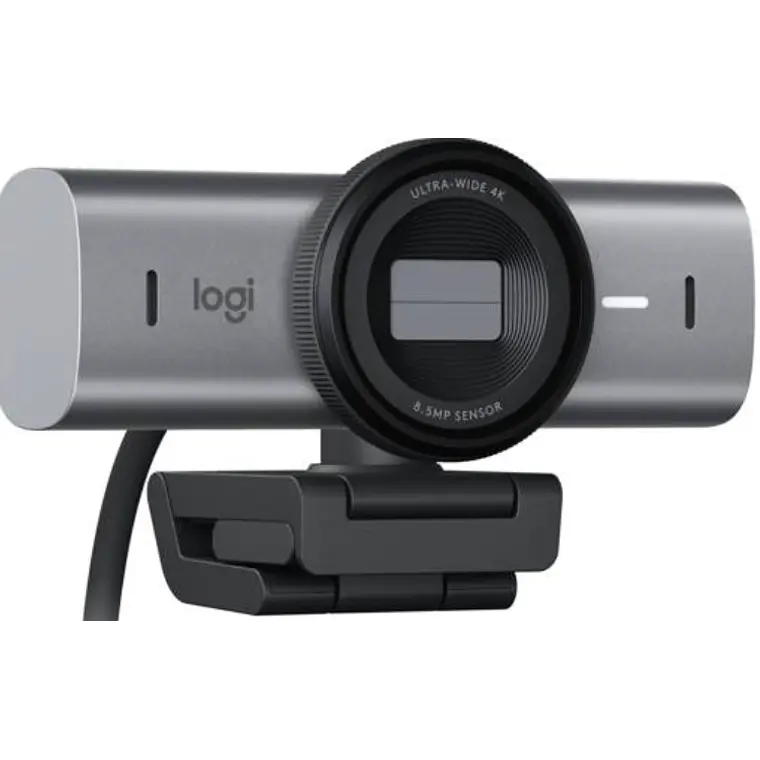 Webcam Logitech MX Brio (4K, 8.5MP, Micrófono, USB-C, Gris) 2