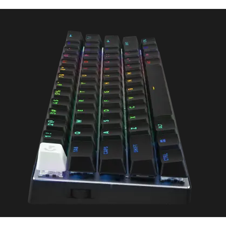 Teclado Gamer Inalámbrico Logitech G PRO X 60 Lightspeed 60%, RGB, interruptores ópticos GX 3