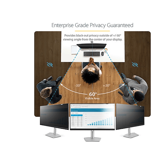 Filtro de Privacidad para Monitor de 27“ Universal Mate o Brillante con Reducción de Luz Azul