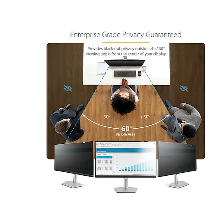 Filtro de Privacidad para Monitor de 27“ Universal Mate o Brillante con Reducción de Luz Azul 3