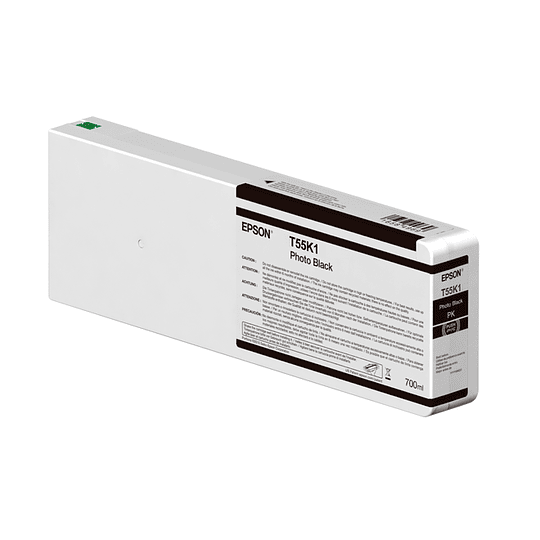 Cartucho de Tóner Epson T55K100 color Negro Ultrachrome HD 700ml