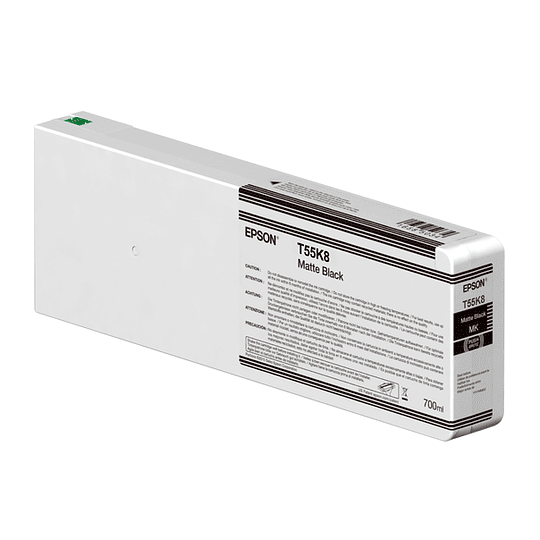 Cartucho de tinta Epson T55K800 color Negro Mate Ultrachrome