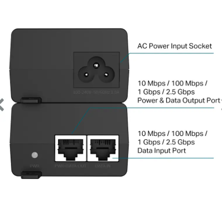 Inyector TP-Link - 2.5G PoE+  3