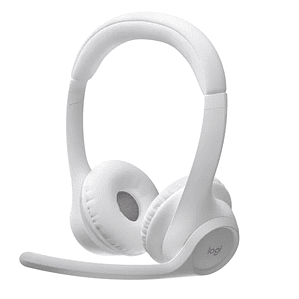 Auriculares inalámbricos Bluetooth® Llogitech Zone 300, Ultra ligero sólo 122g, White
