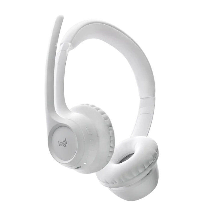 Auriculares inalámbricos Bluetooth® Llogitech Zone 300, Ultra ligero sólo 122g, White 3