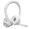 Auriculares inalámbricos Bluetooth® Llogitech Zone 300, Ultra ligero sólo 122g, White