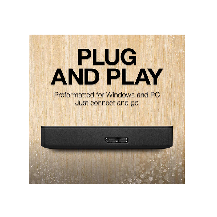 Disco duro 1TB externo | Seagate Expansion - USB- Black  5