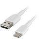 Cable Belkin BoostCharge USB-A a USB-C (1 metro, Blanco) - Miniatura 1