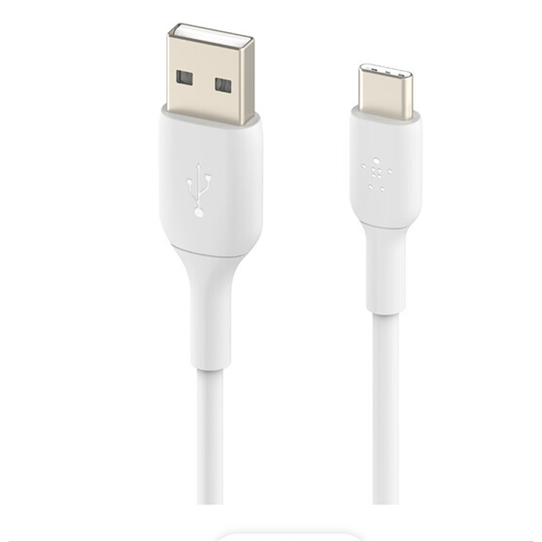 Cable Belkin BoostCharge USB-A a USB-C (1 metro, Blanco) 2