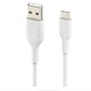 Cable Belkin BoostCharge USB-A a USB-C (1 metro, Blanco) - Miniatura 2