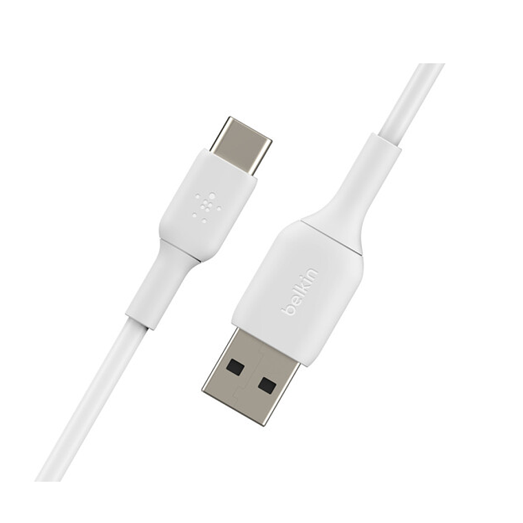 Cable Belkin BoostCharge USB-A a USB-C (1 metro, Blanco) 3
