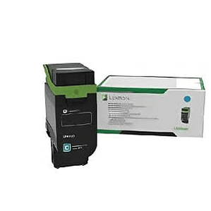 Cartucho de Tóner Lexmark 75M4HY0 color Cian Laser 