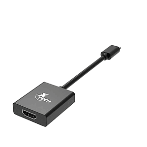 Adaptador de vídeo USB Tipo C a HDMI en color negro - XTC-541