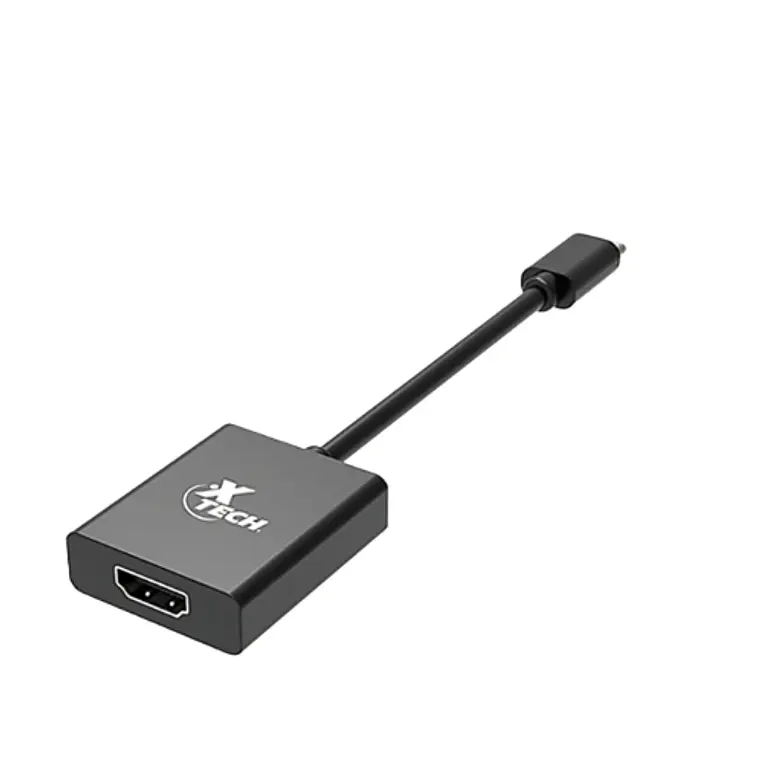 Adaptador de vídeo USB Tipo C a HDMI en color negro - XTC-541 1