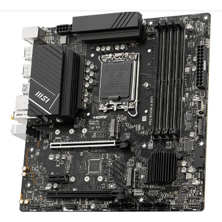 Placa Madre MSI - PRO B760M-A WIFI - LGA1700 Socket - Intel B760 2
