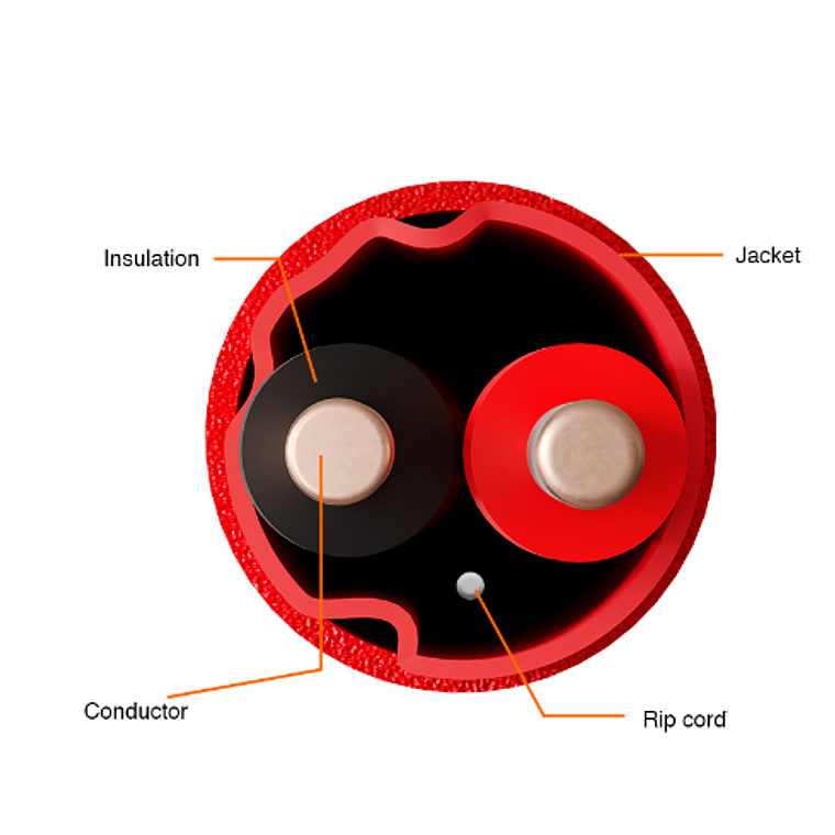 Cable de Alarma Nexxt Solutions Infrastructure - 305 m - 18AWG PVC CMR 305m RD 3
