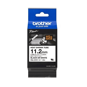 Cinta para Cables - Brother - Black on white