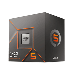 Procesador AMD Ryzen™ 5 8400F, Socket AM5, 6 núcleos / 12 hilos, Hasta 4.7 GHz, 65W