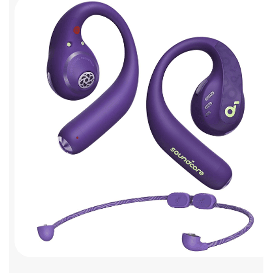 Audifono Transmision Aerea AeroFit Pro Soundcore purpura