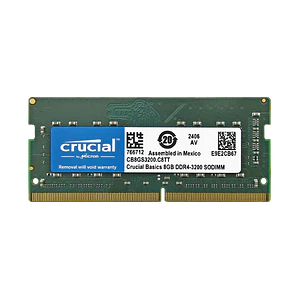 Memoria Ram 8GB DDR4 3200Hz CL19 SoDimm Crucial