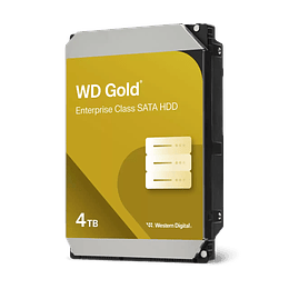 Disco duro 4TB interno | WD Gold 256MB 3.5“ SATA 6GB/S 7200Rpm