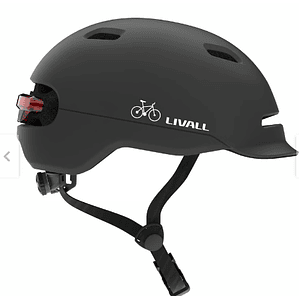 Casco inteligente LED C20 Talla M (54-58cms) Negro