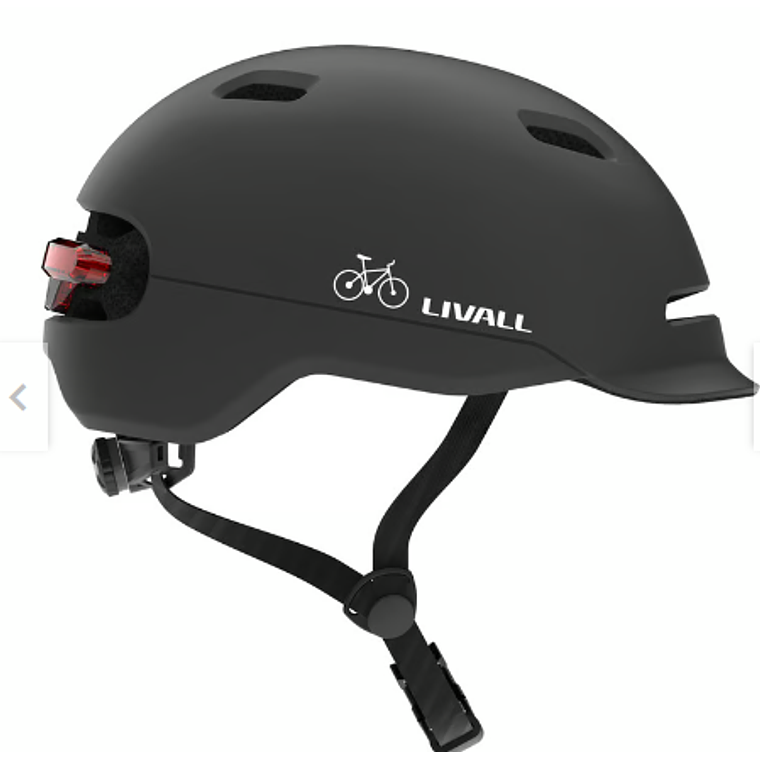 Casco inteligente LED C20 Talla M (54-58cms) Negro 1