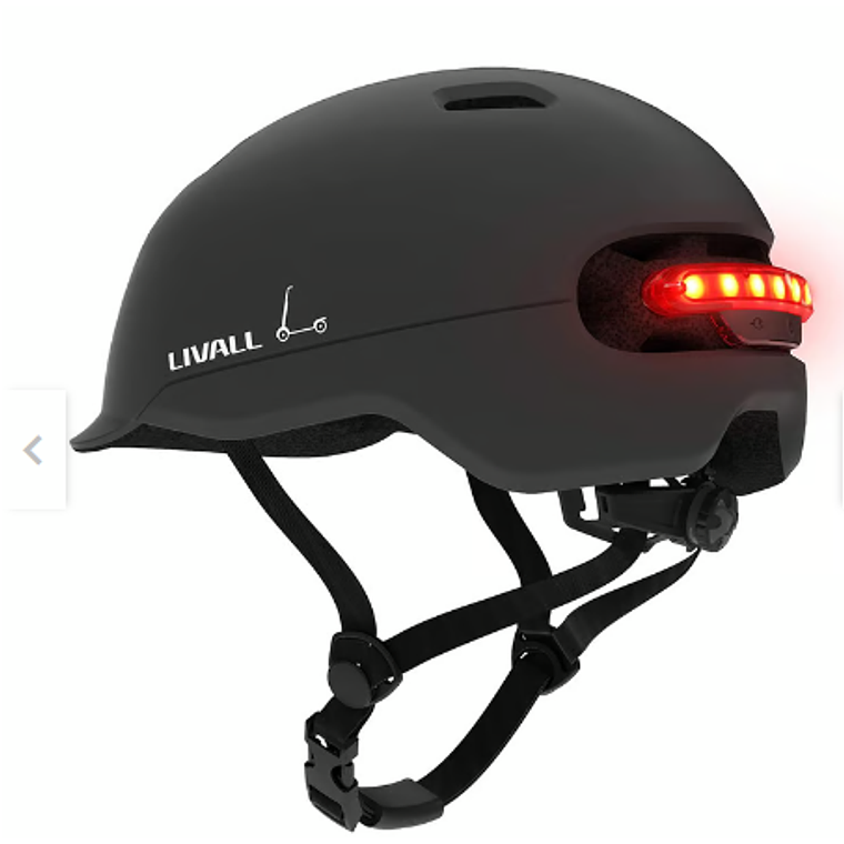 Casco inteligente LED C20 Talla M (54-58cms) Negro 2
